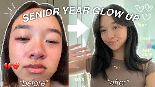 SENIOR YEAR GLOW UP  haul nails hair amp self care [upl. by Zhang]