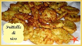 Frittelle di Riso  Come Usare il Riso Avanzato  Il Cibo delle Coccole [upl. by Rochester593]