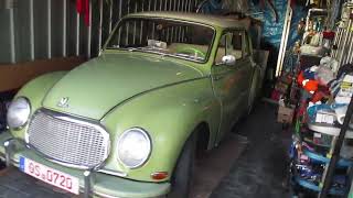 How to Start and drive a DKW 36 in German Bedienelemente Startvorgang [upl. by Heffron]