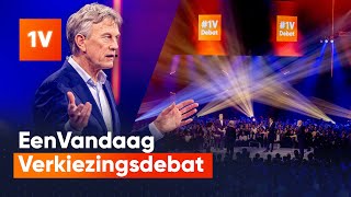 KIJK TERUG EenVandaag Verkiezingsdebat 2023  1VDebat [upl. by Ainez]