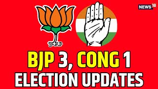 Assembly Election Results LIVE  Election Results Live  BJP Vs Congress  Election Updates  N18L [upl. by Dyane]