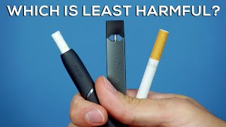 Vaping vs Smoking vs IQOS Which is Least Harmful 🚬 [upl. by Ycnaf535]