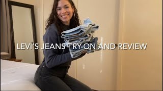 Levi’s 501 and Levi’s Ribcage Jeans TryOn and Review [upl. by Winchell]