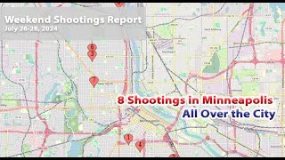 8 Shootings in Minneapolis 18 in Chicago 5 in Nashville amp Theyre all over the City [upl. by Arehahs]