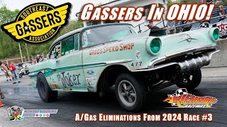 Gassers In OHIO Southeast Gassers Association 2024  AGas Eliminations  KilKare Raceway [upl. by Laszlo]