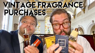 Vintage Fragrance Purchases [upl. by Asin321]