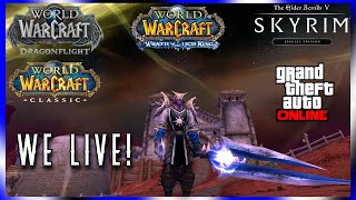 New Years Eve Stream  Warmane WotLK PvP Ascension Gold Farming Skyrim Questing  WE LIVE [upl. by Bartolemo]