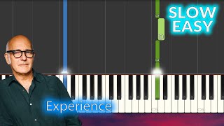 Ludovico Einaudi  Experience SLOW EASY Piano Tutorial [upl. by Aljan]