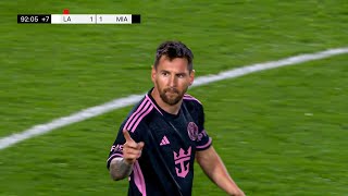 Messi vs LA Galaxy  Crazy Last Minute Goal [upl. by Rosenstein]