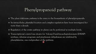 Biosynthesis and Functions of Phenolics and related compounds [upl. by Miharba607]