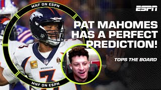 Patrick Mahomes makes a PERFECT PREDICTION 🔮  Manningcast [upl. by Akinhoj913]