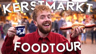 Heerlijke FOODTOUR op de KERSTMARKT in DUITSLAND 🎄🌭 [upl. by Aenit708]