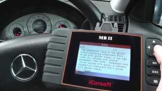 iCarsoft MB II Airbag Light Reset Tool [upl. by Schaefer963]