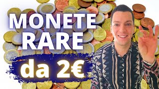 MONETE RARE da €2 EURO che valgono tanto Come riconoscerle [upl. by Arocet601]