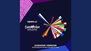 Embers Eurovision 2021  UK  Karaoke Version [upl. by Nancie987]