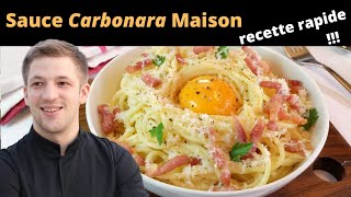 Comment faire une sauce carbonara [upl. by Donald]