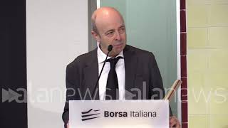 Borsa Milano Piovan Group suona campana primo giorno quotazione [upl. by Aneladdam]