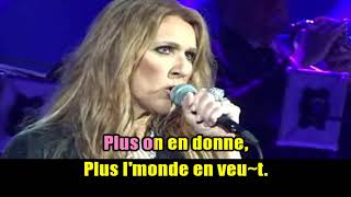 KARAOKÉ Céline Dion Ordinaire Création JP [upl. by Lindly]