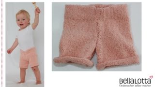 Kurze Hose Babyshort einfach stricken  für Anfänger [upl. by Blaise]