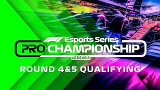 2021 F1 Esports Pro Championship Rounds 45 Qualifying [upl. by Lezah292]