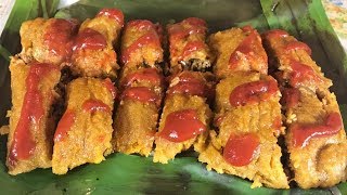 pasteles en hoja DOMINICANO pasteles en hojas en dos carnes [upl. by Forsyth]