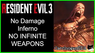 Resident Evil 3 Remake PC  No Damage No Infinite Ammo Inferno [upl. by Wittenburg510]