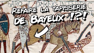 Elle refait la tapisserie de Bayeux [upl. by Krahmer]