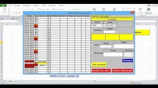 3Terminkalender in Excel selber erstellen Tabellenblatt „Kalender“ und Kalenderfeld erstellen [upl. by Euqinad]