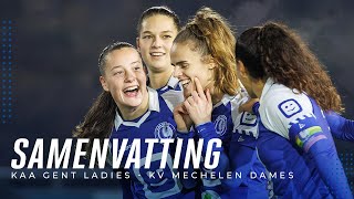 🎬 KAA GENT LADIES  KV MECHELEN DAMES  62 [upl. by Ykciv964]