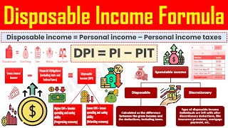 Disposable Income Formula  Definition Meaning Calculation Formula Explained [upl. by Stoecker87]