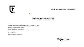 Instalar IPAM en Windows Server 2016 [upl. by Lisha]