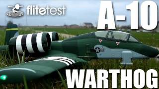 Flite Test  A10 Warthog  REVIEW [upl. by Enialem]