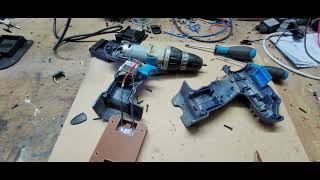 Einhell cordless drill with fixed battery adapter [upl. by Tillio469]