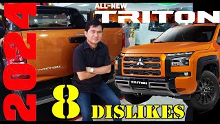 2024 Mitsubishi Triton Athlete 4X4 AT Diesel Top 8 Most Dislikeable Features [upl. by Iznil]