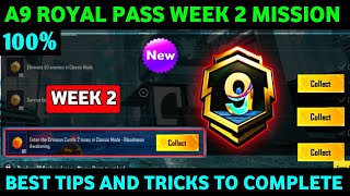 A9 WEEK 2 MISSION  PUBG WEEK 2 MISSION EXPLAINED A9  A9 ROYAL PASS WEEK 2 MISSION  C7S20 WEEK 2 [upl. by Nuncia]