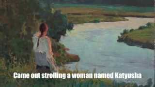 Katyusha Катюша English Subtitles Russian Folk Song Translation Lyrics Music [upl. by Sedrul]