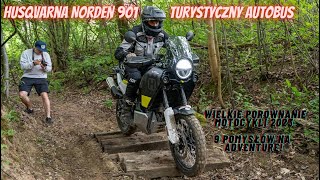 Husqvarna Norden 901 turystyczny terenowy autobus Test podczas porównania 9 pomysłów na adventure [upl. by Denise]