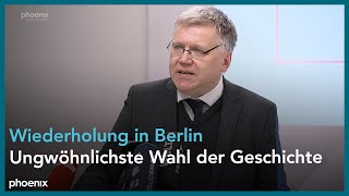 Landeswahlleiter Bröchler über die Ergebnisse der Wiederholungswahl in Berlin [upl. by Lejeune]