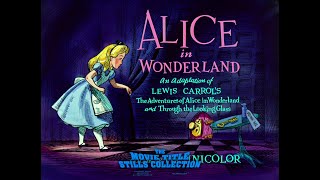 Alice in Wonderland 1951 title sequence [upl. by Annahahs126]