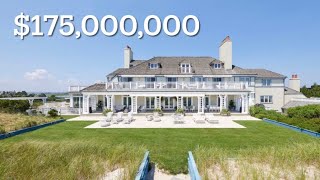 175000000 Hamptons mansion tour [upl. by Leagiba]