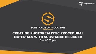 Creating Photorealistic Procedural Materials in Substance Designer With Daniel Thiger  Substance 3D [upl. by Mathia]