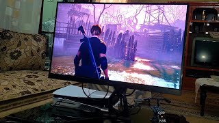 Resident Evil 4 Remake l PS5 Slim 4K MONITOR AORUS FI27Q [upl. by Tella]