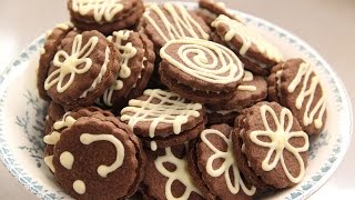 Versierde chocoladekoekjes van Saakje [upl. by Stranger]