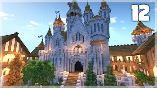 Minecraft How to Build a Medieval Castle  Huge Medieval Castle Tutorial  Part 12 [upl. by Caitrin]