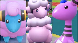 FULL MAREEP EVOLUTION TEAM Shiny Mareep Flaaffy Ampharos Moveset Pokemon Scarlet and Violet [upl. by Base171]