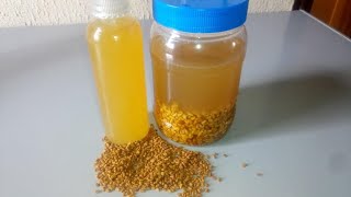 How to make Fenugreek water for faster Hair growth  Stop hair fall [upl. by Ranice]