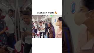 19s hits song in metro India😍🔥shorts singing shortvideos delhimetro viral [upl. by Cirred919]