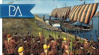 VIKINGS LAY SIEGE TO NORTHUMBRIA  Total War Saga Thrones of Britannia Gameplay [upl. by Donoho]