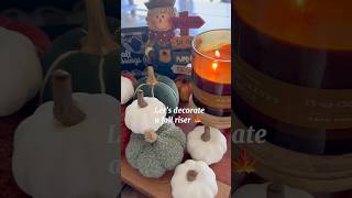 Let’s decorate a fall riser 🍁 falldecor easydecorations cozyhomedecor fallvibes easyliving [upl. by Jeremias]