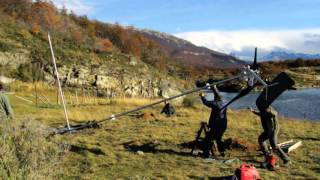 Turbinas eólicas instaladas en Parques Nacionales de la Patagonia Argentina [upl. by Ateuqirne]